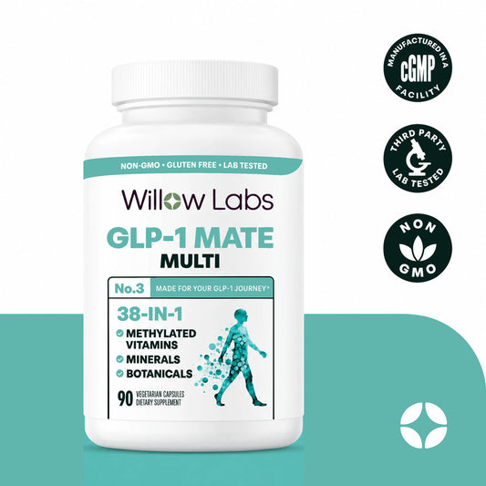 Willow Labs GLP-1 MATE Multi — 38-in-1 Multivitamin