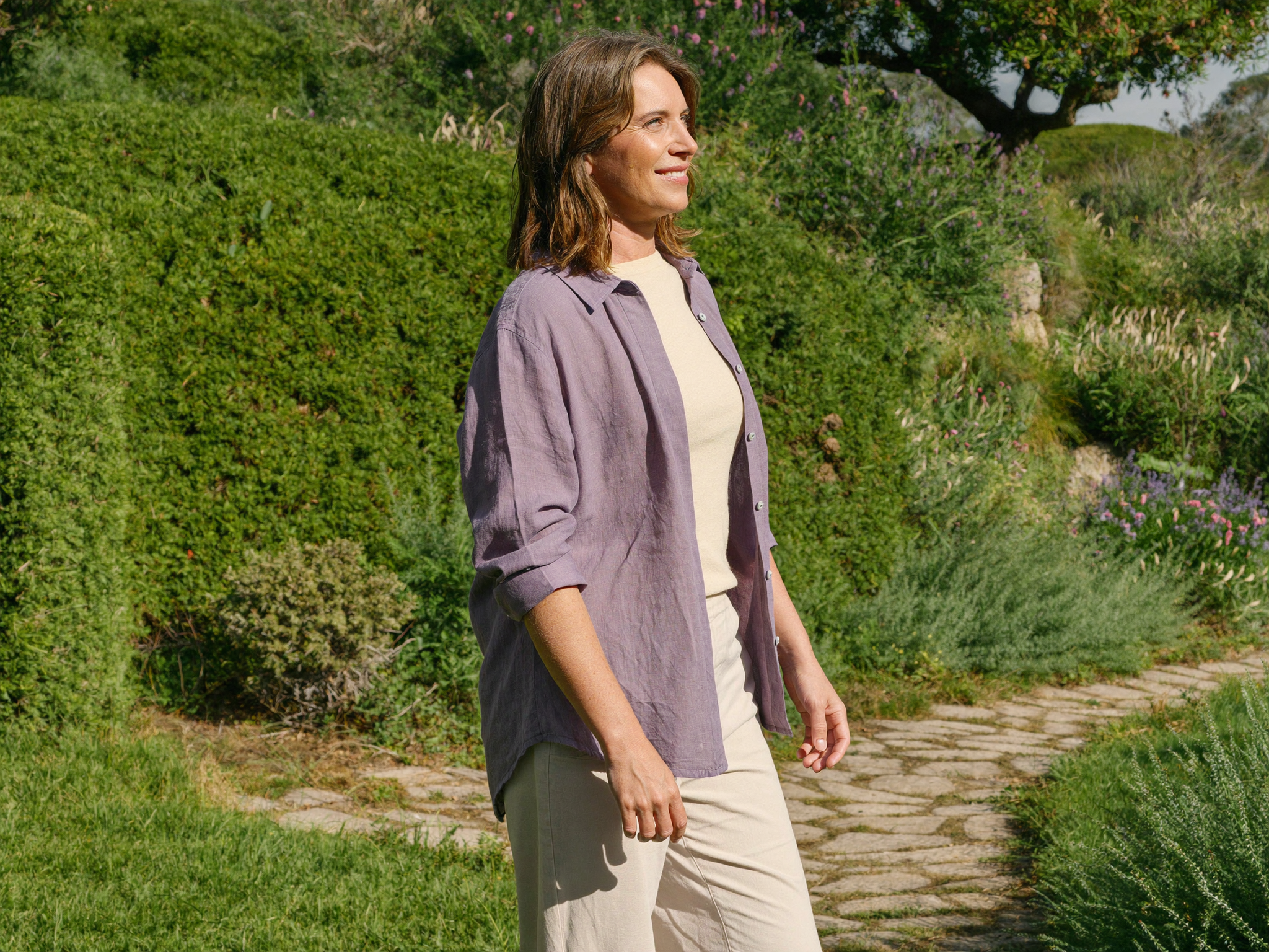 A peaceful moment in a daily wellness routine